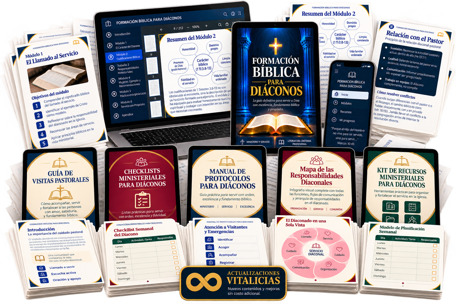 Formación Bíblica para Diáconos con todos los bonos incluidos